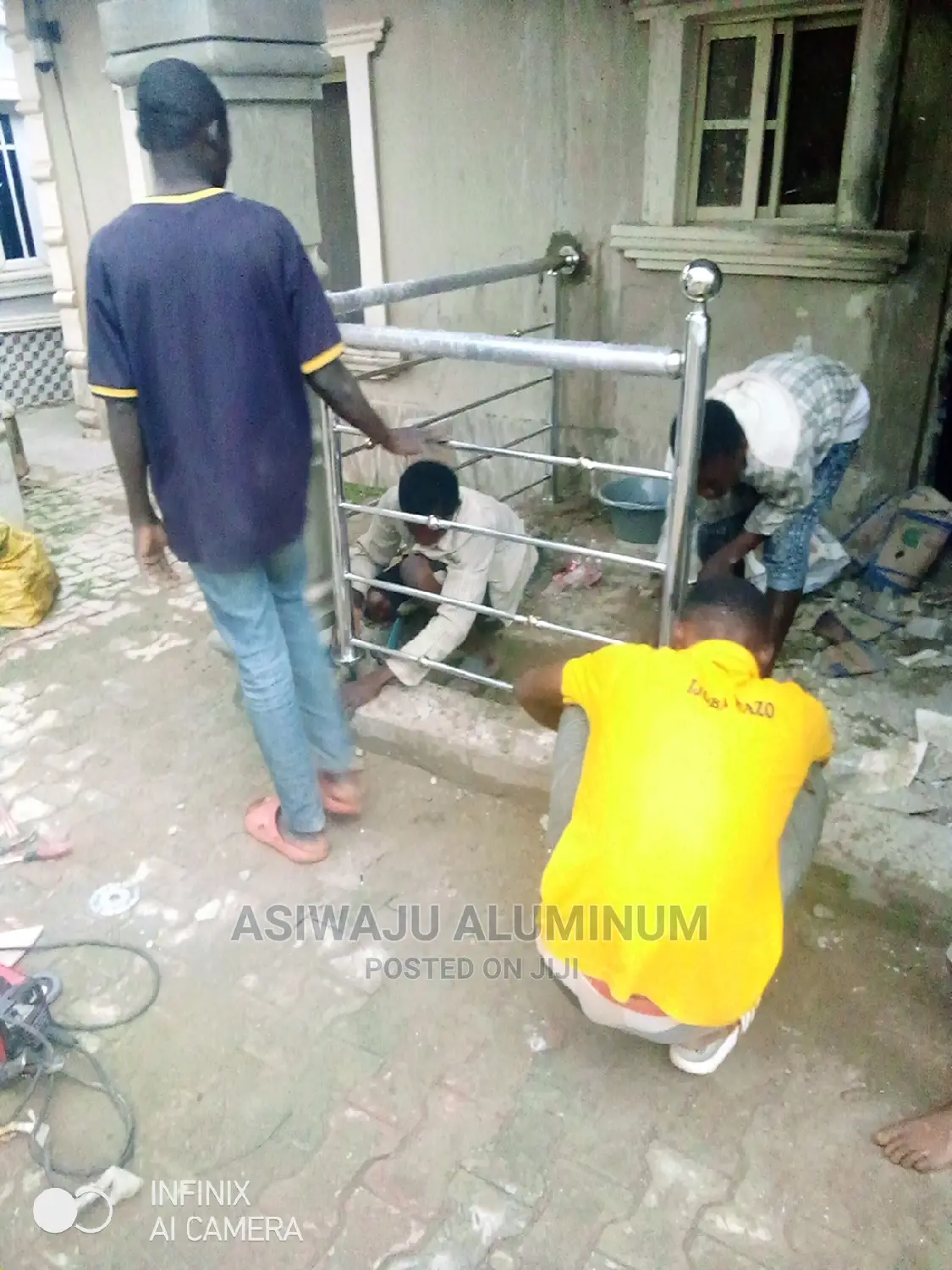 Stainless  Handrails Installation