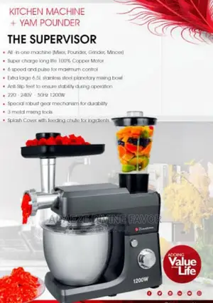 Binatone Kitchen Machine + Yam Pounder