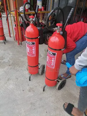 9kg C02 Fire Extinguisher Trolley