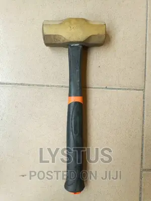 3kg Brass, Non-Spark Hammer (Short Handle)