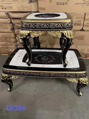 New Royal Upholstery Centre Table With 2 Side Stools