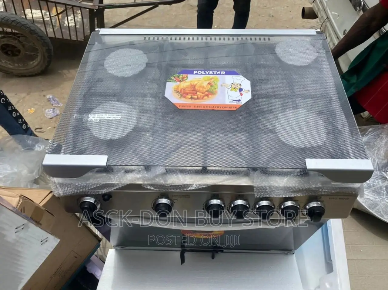Polystar 60by80 5burner Thick Top Gas Cooker
