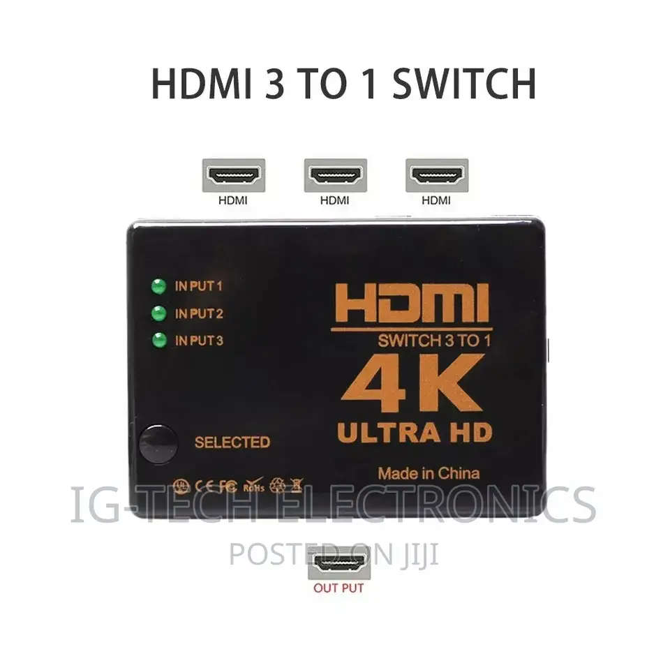 HDMI Selector 5X1, 3X1