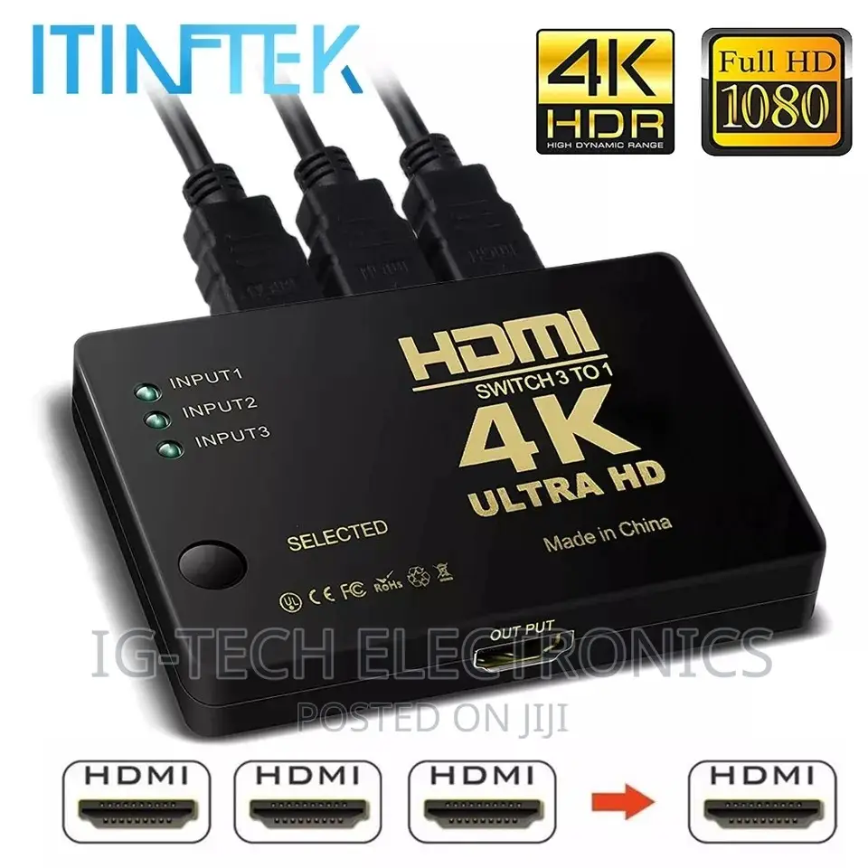 HDMI Selector 5X1, 3X1