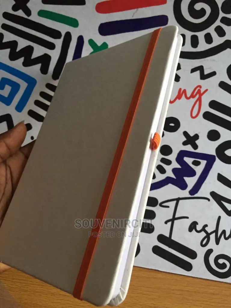 White Leather Covered Notepad
