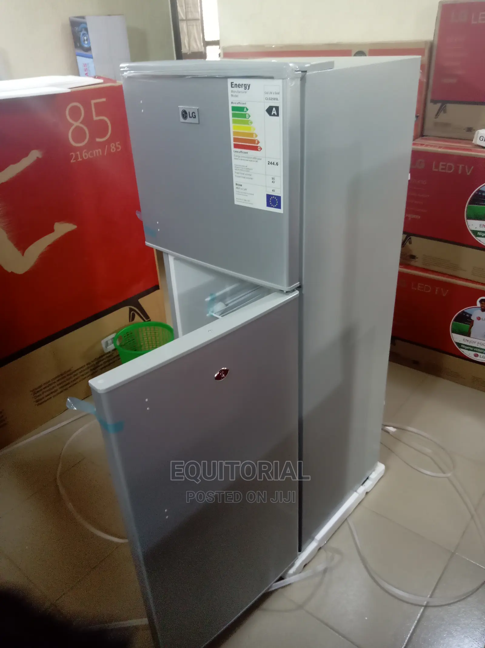 Double Door LG Rerrigerator Clg250cl-Silver
