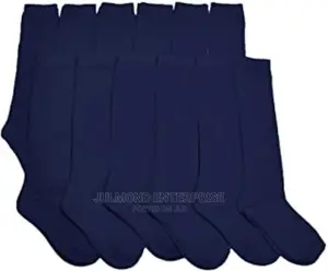 12pairs Navy Blue Unisex Stretchy Socks
