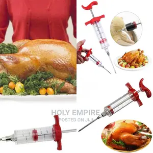 BBQ Meat Syringe Marinade Injector With Stainless Needle