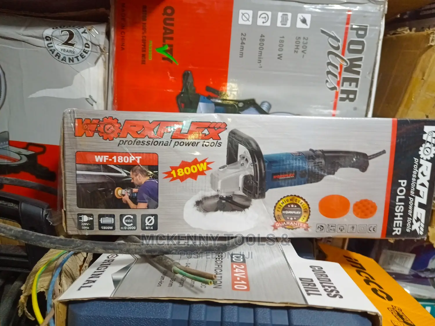 Car Wall Stucco Polisher Buffer Machine