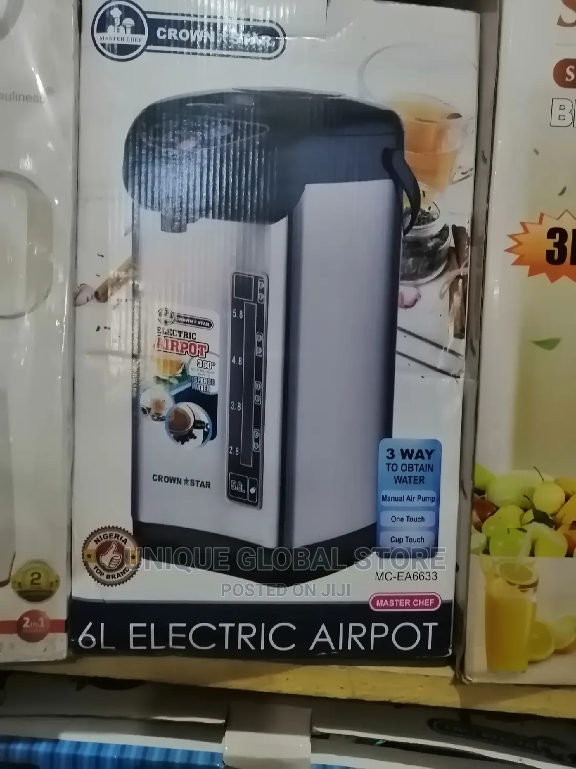 Master Chef Electric Airport 6 Litre