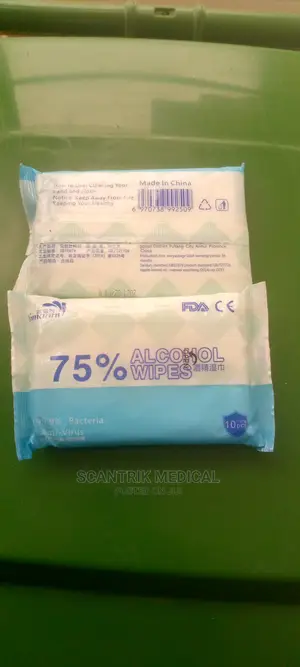 75% Alcohol Hand Sanitizer Wipes Antibacterial