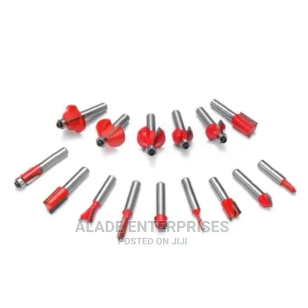 Router Bits - 15pcs - 12mm-1/2