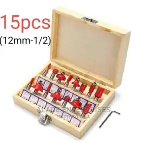 Router Bits - 15pcs - 12mm-1/2