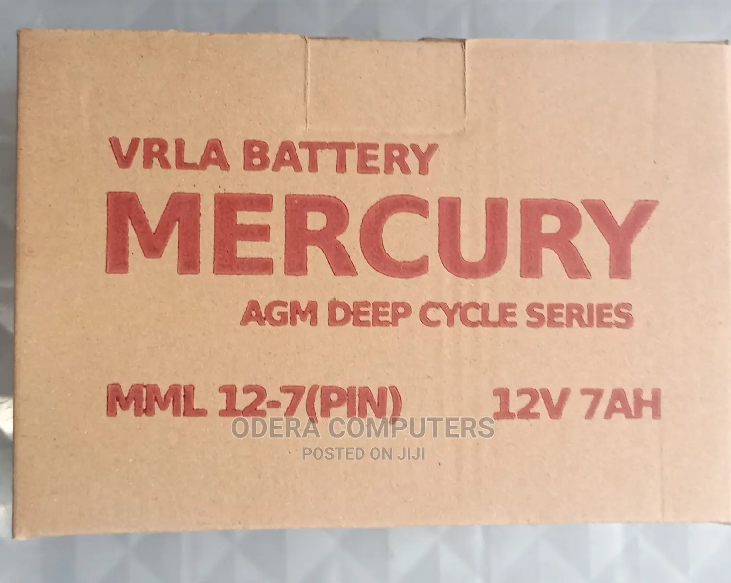 Mercury VRLA UPS Battery AGM Deep Cycle Series