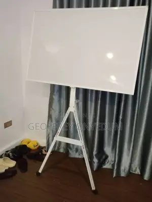 White Board and Stand With Tire