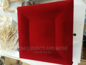 Velvet Red Jewelry Set Boxes