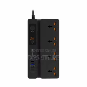 Porodo Multifunction Socket Pd 35 With Phone Stand Digital