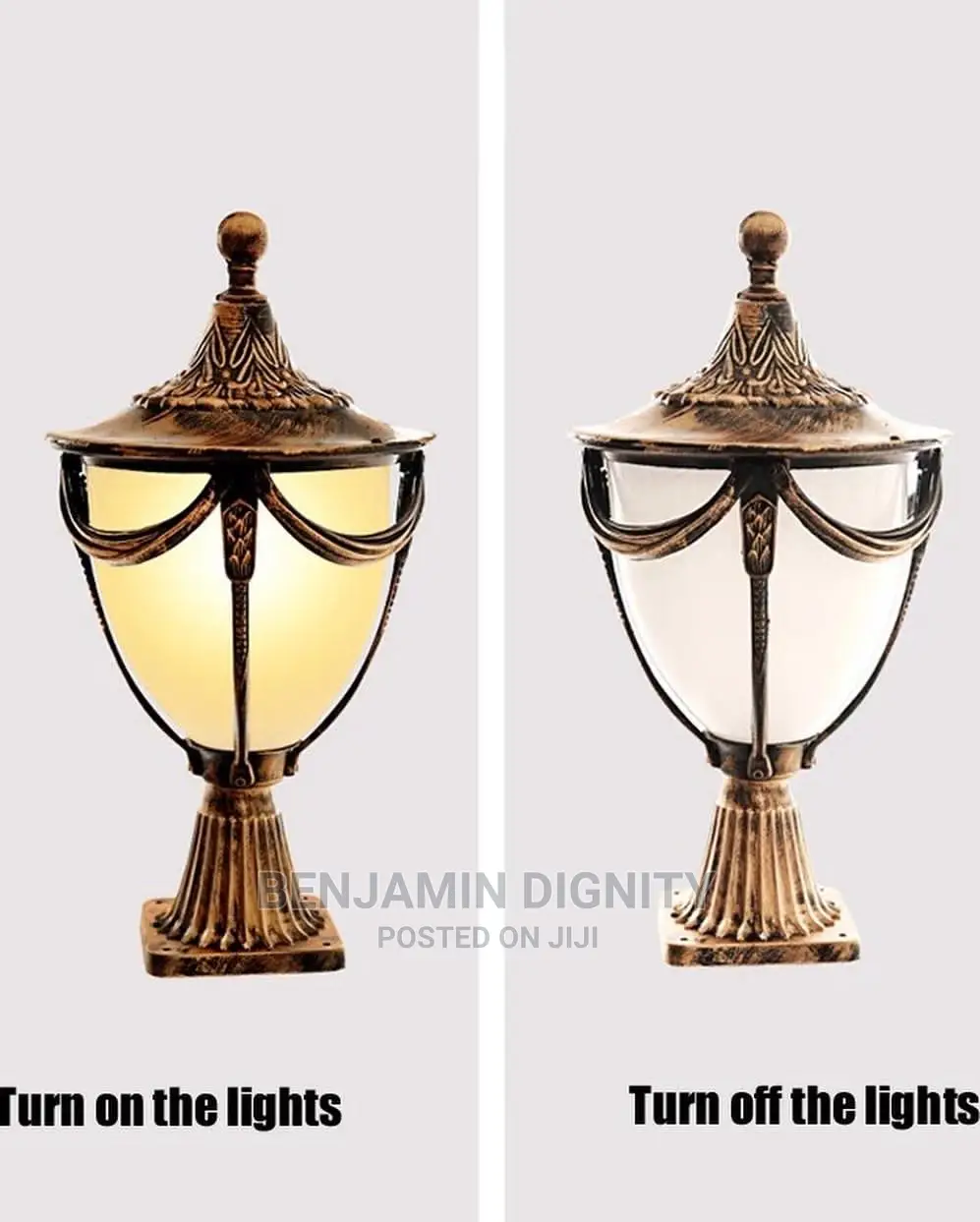 Outdoor Standing Pillar Lamp