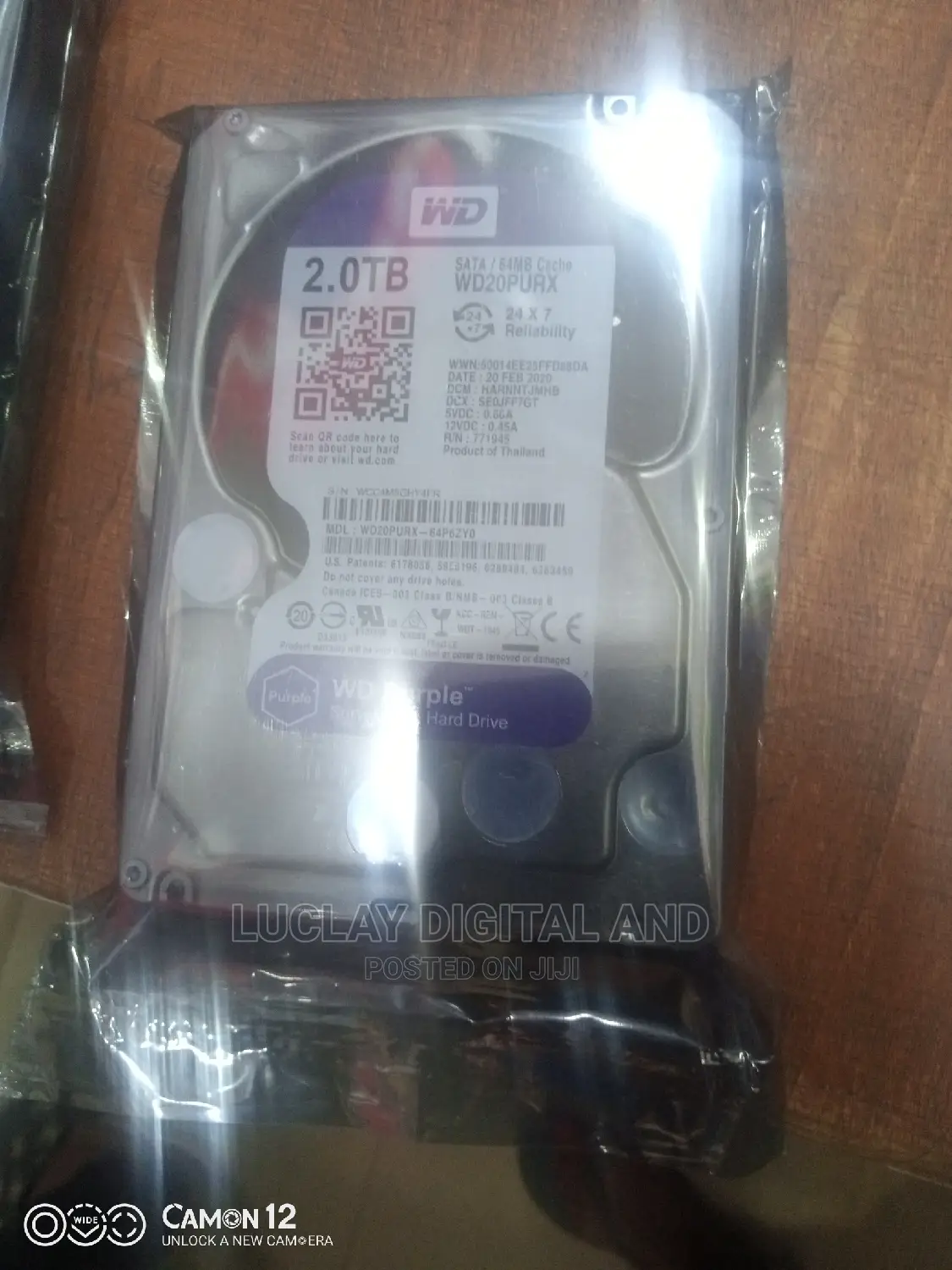 2 Terabyte Hard Disk HDD CCTV