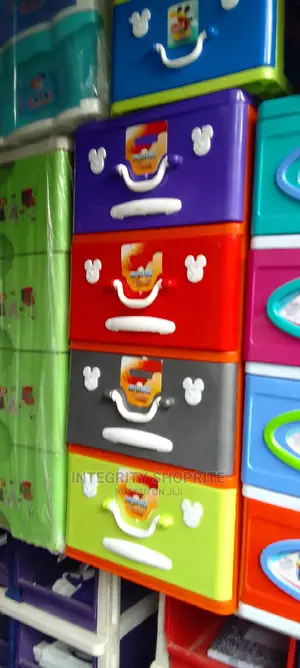 Plastic Children Baby Wardrobe - Multicolour