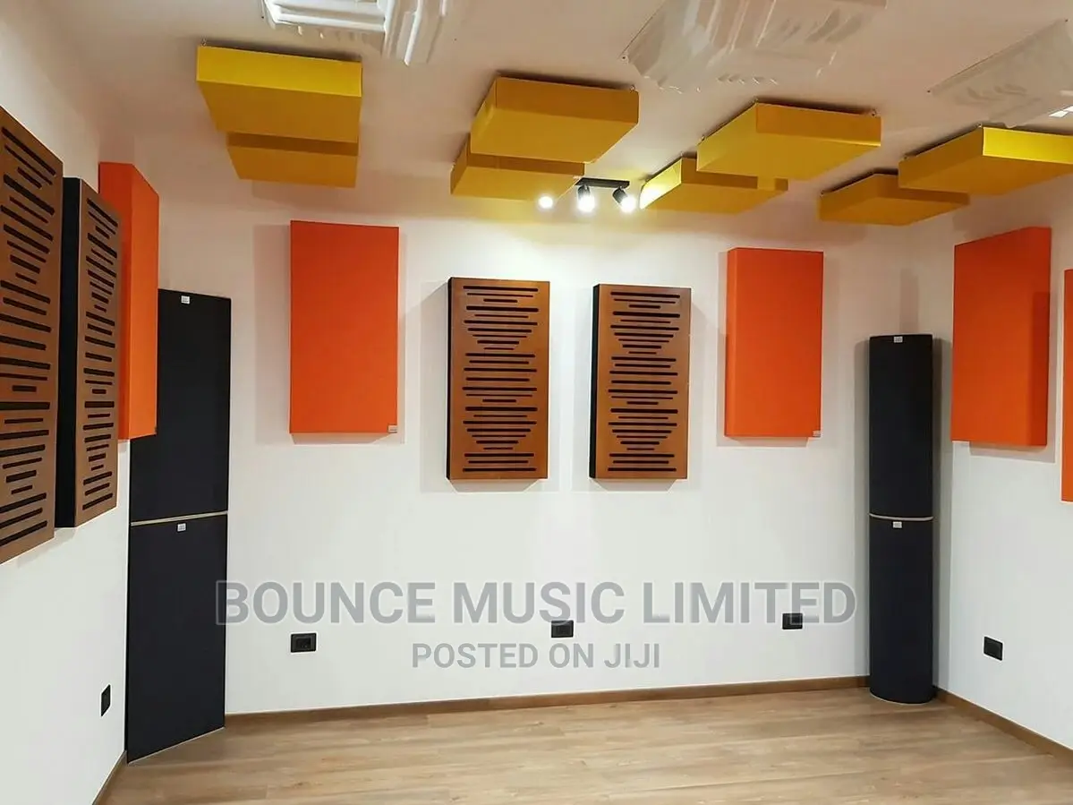 Acoustic Panels and Diffuser on Different Sizes