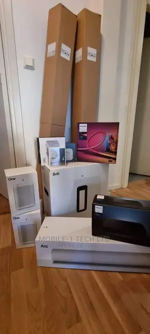 Complete Set of Sonos Arc+ Gen 3 Subwoofer +2 SL Speaker