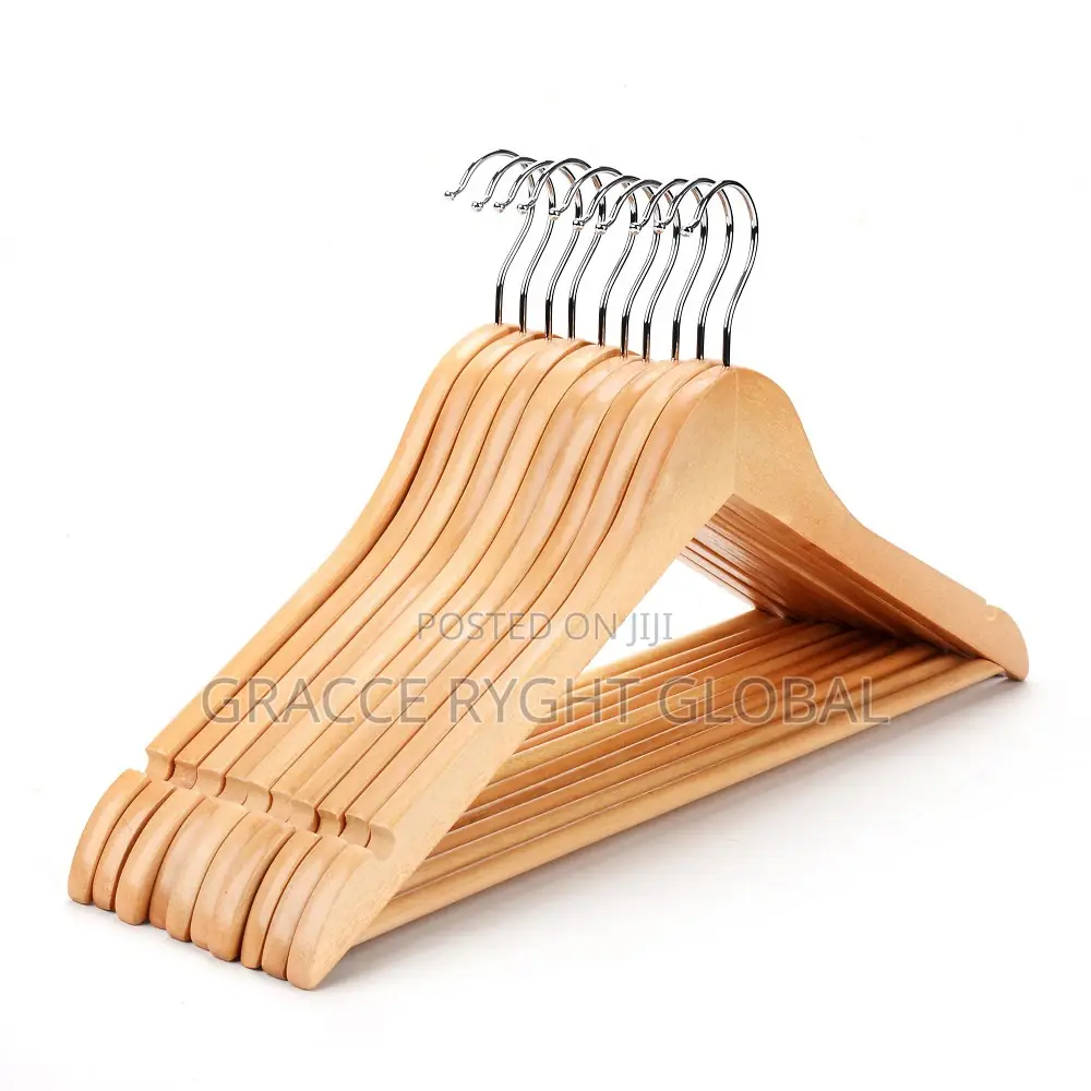 10pieces Wooden Cloth Hanger