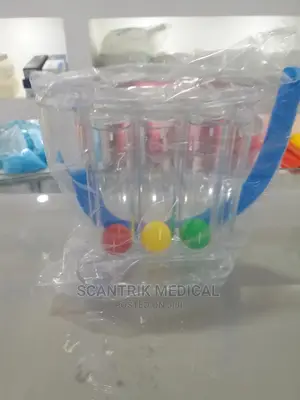 Three Ball Spirometer for Respiratory Exercise
