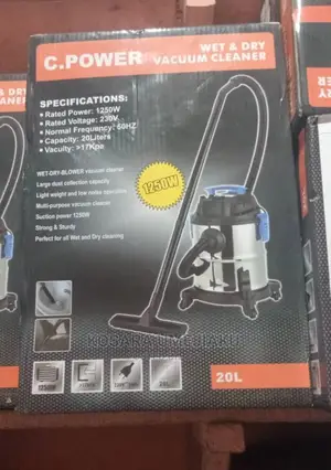 C.Power Vacuum Cleaner 20litres 1250watts
