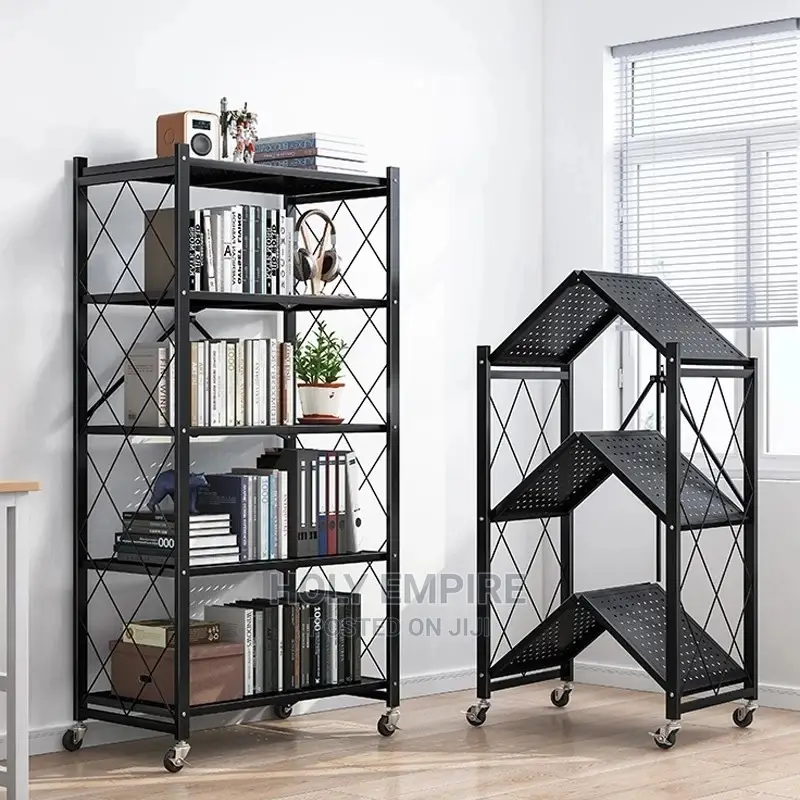 5 Layer Foldable 5 Layers Kitchen Shelf Floor Type Microwave