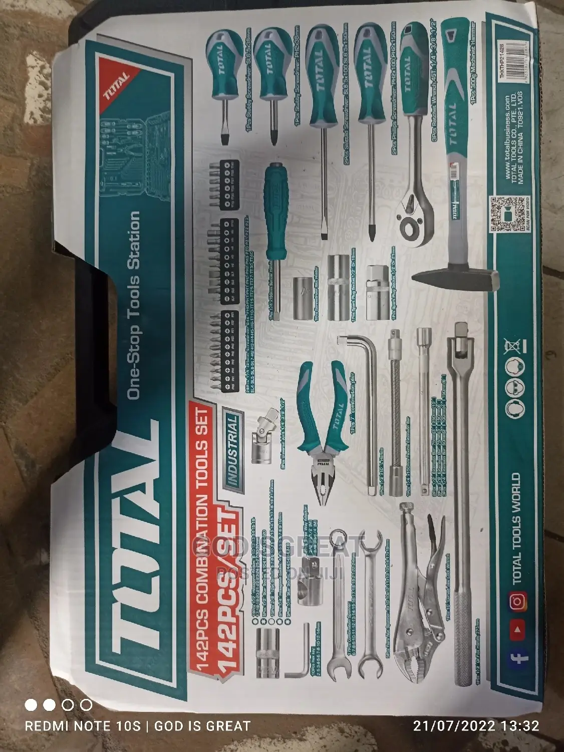142pcs Combination Tools Set