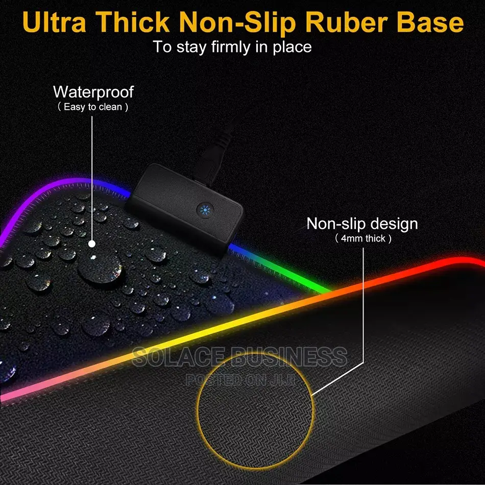 RGB Mousepad for Keyboard and Mouse - High Quality
