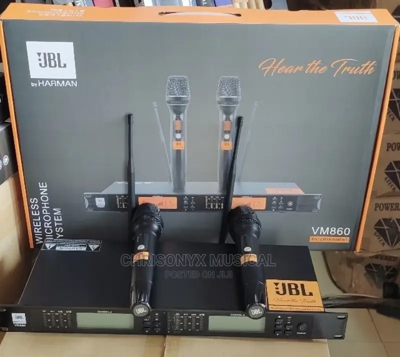 JBL Vm860 Professional Wireless Mic With UHF Auto Frequency in Ojo