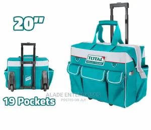 Total Tools Bag With Tyre and 9 Pockets