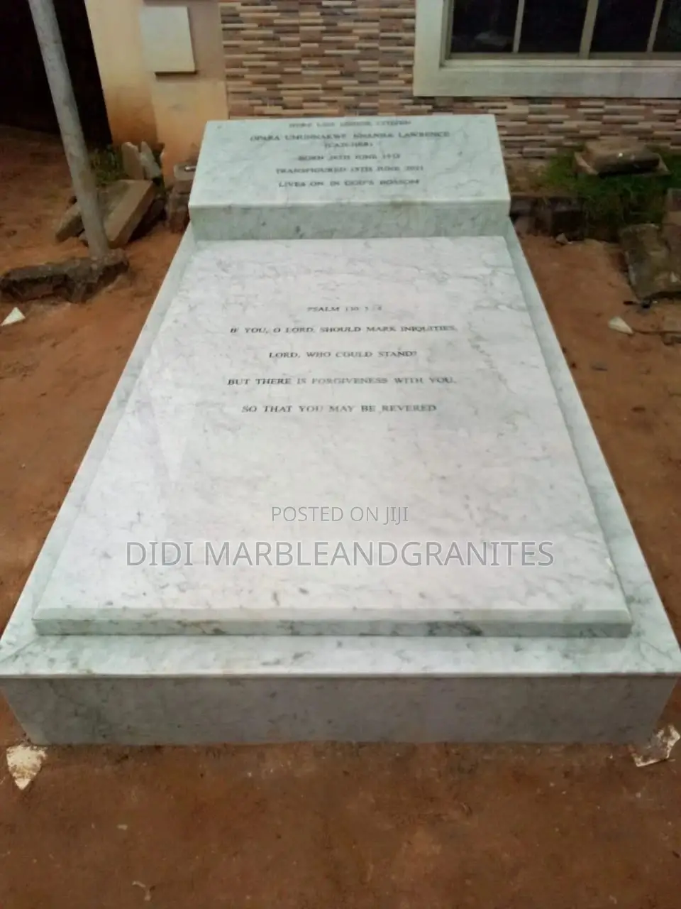 Marble Grave Fabrication