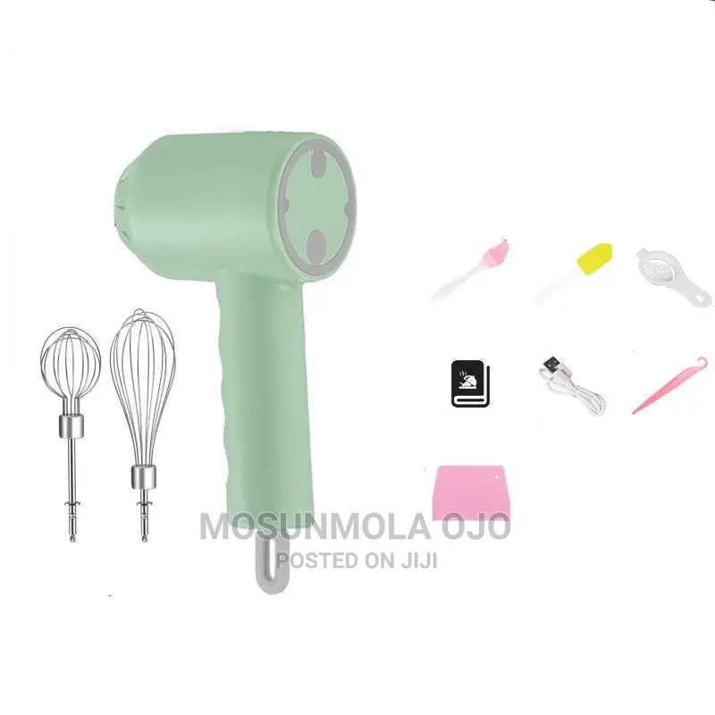 Wireless Rechargeable Egg Mixer/Beater and Cream Whisk
