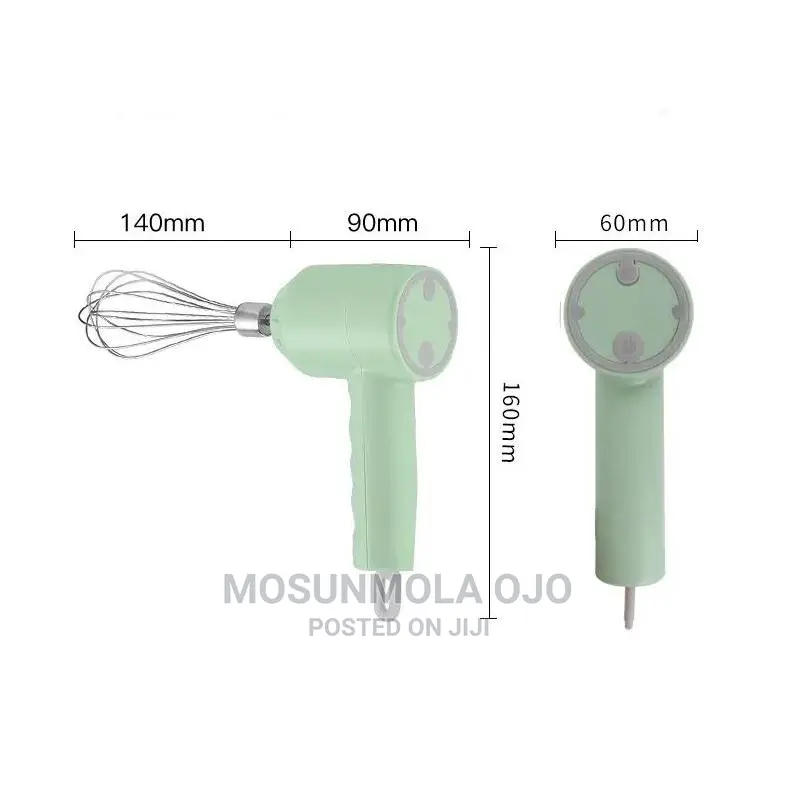 Wireless Rechargeable Egg Mixer/Beater and Cream Whisk
