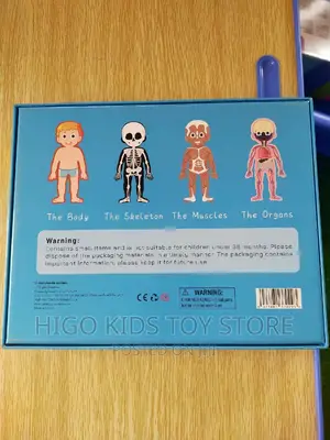 Magnetic Puzzle Game Human Body