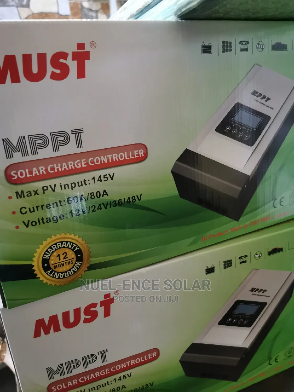 60ah 12V 48V MPPT Must Charger Controller