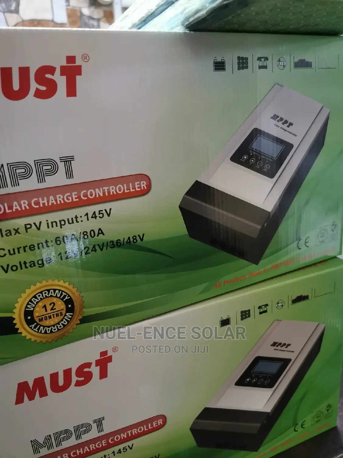 60ah 12V 48V MPPT Must Charger Controller