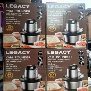 Legacy Yam Pounder and Multifunctional Food Machine 8l