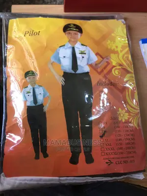 Kids Pilot Costume - L