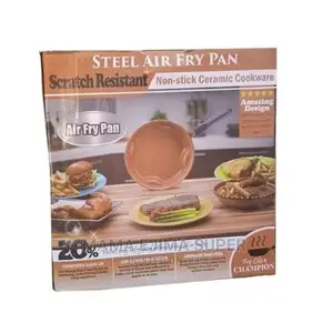 Steel Air Fry Pan Non Stick Ceramic Cookware