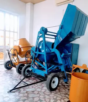 Concrete Mixer With Hoist 650L