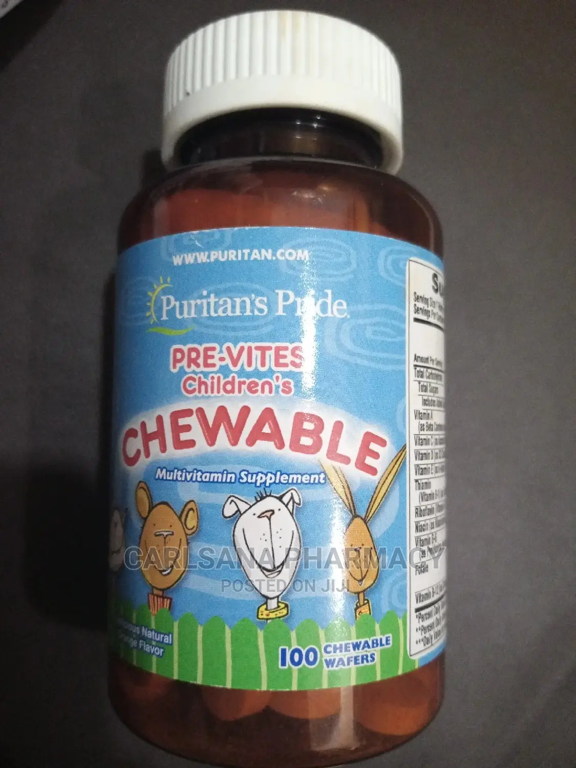 Prevites Effective Children Chewable Supplement(Multivitamn