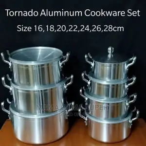 Tornado Aluminium Cookware Set - 7pcs