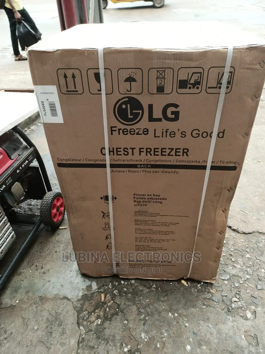Brand New LG 200L Chest Freezer/External Compressor/Silver
