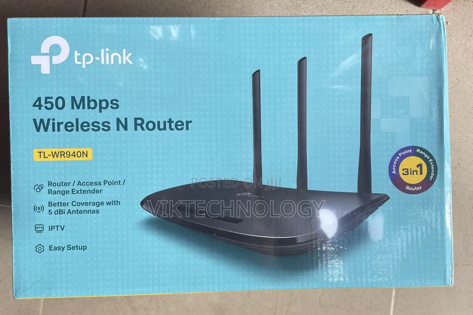 450 MBPS 3 Antenna Router