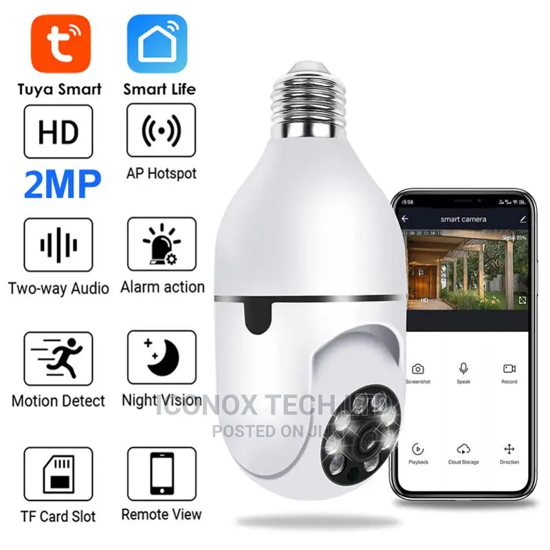 2MP Bulb Human Motion Tracking Outdoor Wifi PTZ Camera