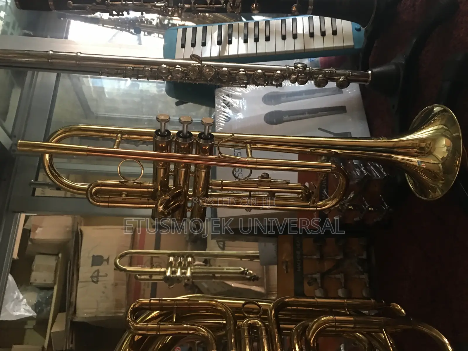 Professional Gold Trumpet